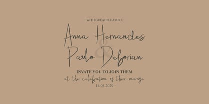 Yourvika Signature Font Poster 7