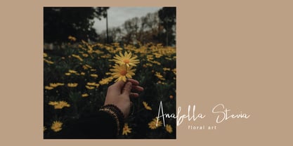 Yourvika Signature Font Poster 2