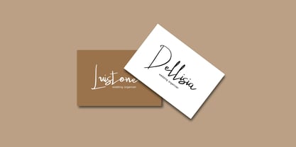 Yourvika Signature Font Poster 3