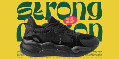 Bright Screen Font Poster 9