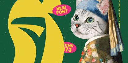 Bright Screen Font Poster 3