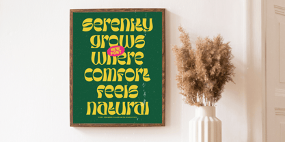 Bright Screen Font Poster 11