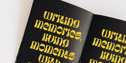 Bright Screen Font Poster 4