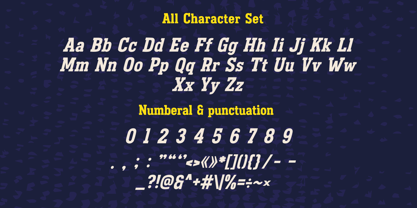 Curve Breaker Font Poster 9