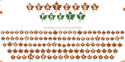 Grateful Autumn Font Poster 5