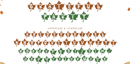 Grateful Autumn Font Poster 4