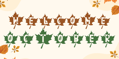 Grateful Autumn Font Poster 2
