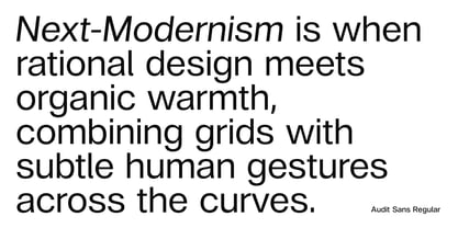 Audit Sans Font Poster 7