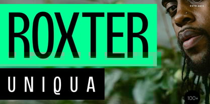 Roxter Display Font Poster 1