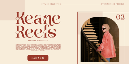 Vanelost Font Poster 4