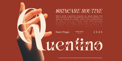 Vanelost Font Poster 5