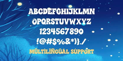 Winter Wonder Land Font Poster 2