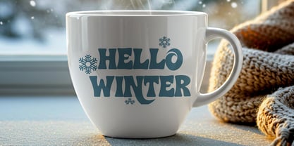 Winter Wonder Land Font Poster 6