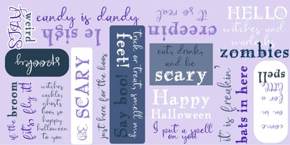 ZP Antique Webbing Font Poster 3