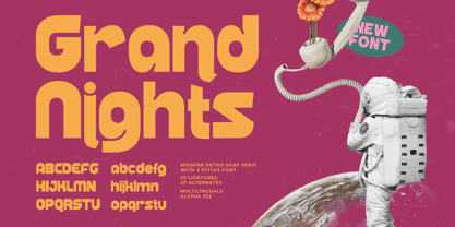 Grand Nights Font Poster 1