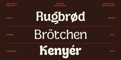 Cranwich Font Poster 9