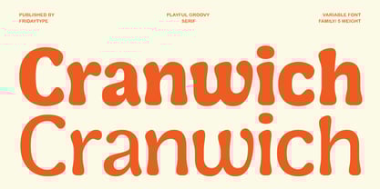 Cranwich Font Poster 1