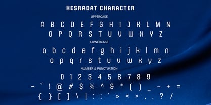 Kesradat Font Poster 9