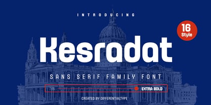 Kesradat Font Poster 1