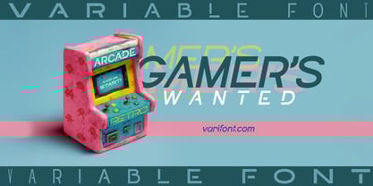 Navigable Variable Font Poster 2