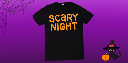 Spooktober Font Poster 2