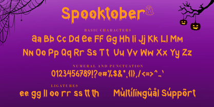 Spooktober Font Poster 7