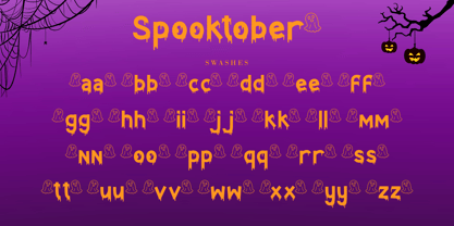 Spooktober Font Poster 8