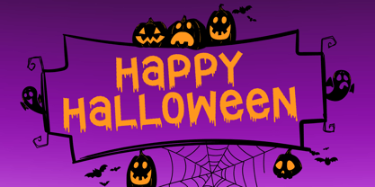 Spooktober Font Poster 5