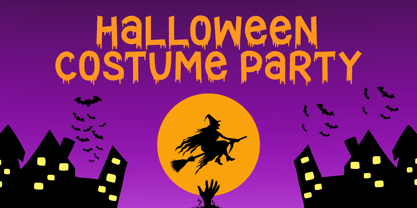 Spooktober Font Poster 3