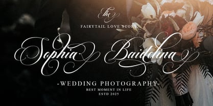 Barlimena Script Font Poster 5