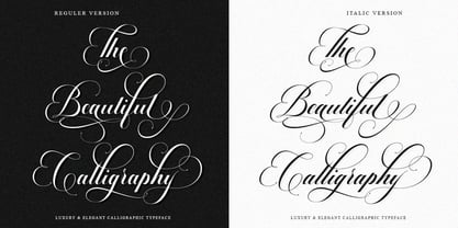 Barlimena Script Font Poster 9