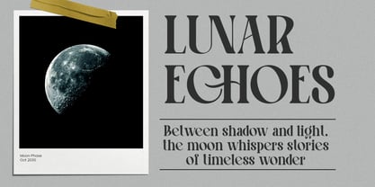 Lux Moon Font Poster 11