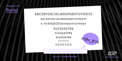 Antypica Font Poster 12