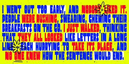 DT Synthaxel Display Font Poster 3