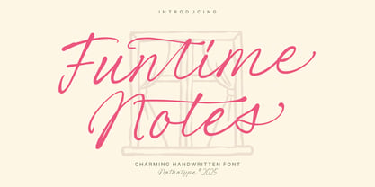 Funtime Notes Font Poster 1