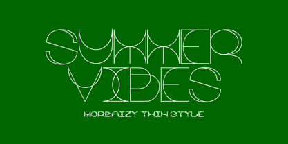 Morbaizy Family Font Poster 4
