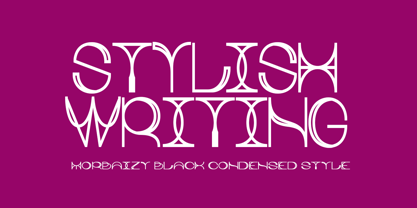 Morbaizy Family Font Poster 7