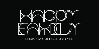 Morbaizy Family Font Poster 5
