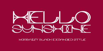 Morbaizy Family Font Poster 8