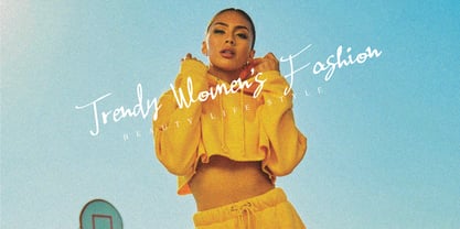 Anthus Signature Font Poster 5