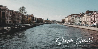 Anthus Signature Font Poster 3