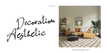 Anthus Signature Font Poster 6