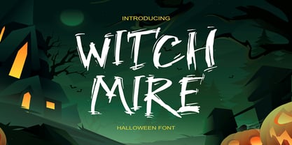 Witch mire Font Poster 1