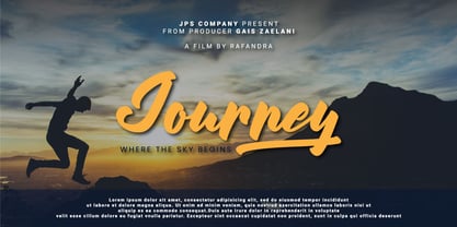 Qasttela Script Font Poster 3