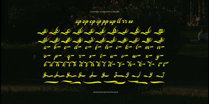 Regarding Wayback Font Poster 12