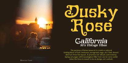 Monizo Font Poster 2