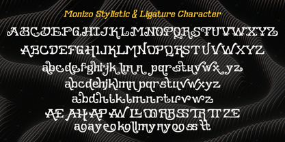Monizo Font Poster 8
