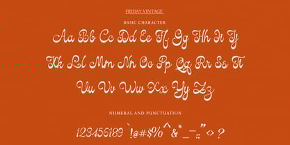 Friday Vintage Font Poster 8