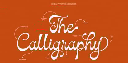 Friday Vintage Font Poster 5
