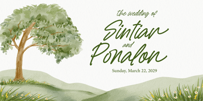 Sejatty Gartena Font Poster 7